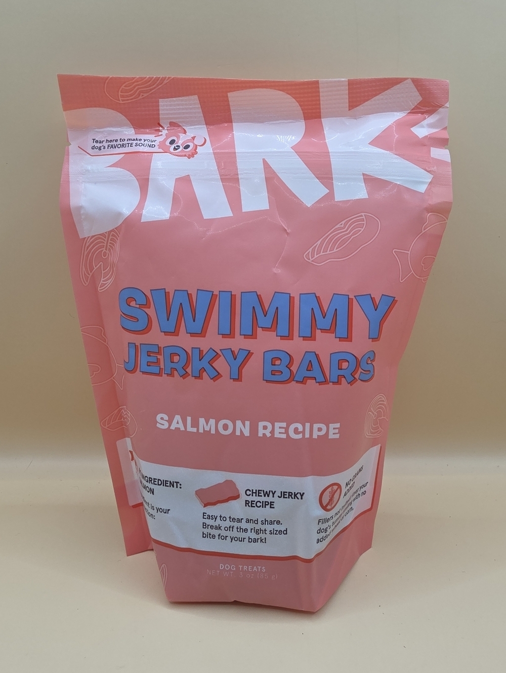 BARK Swimmy Jerky Bars Salmon 3oz Pack